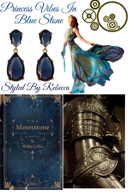 Princess Vibes In Blue Stone- Fashion set
