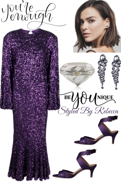Purple Is Enough- combinação de moda