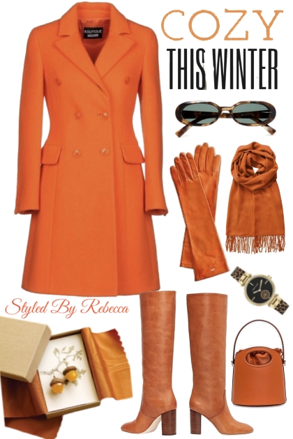 Orange Cozy Winter- Kreacja