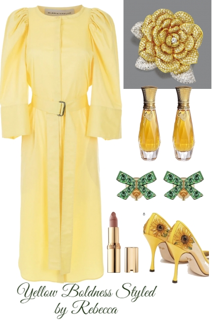 Yellow Boldness- Fashion set