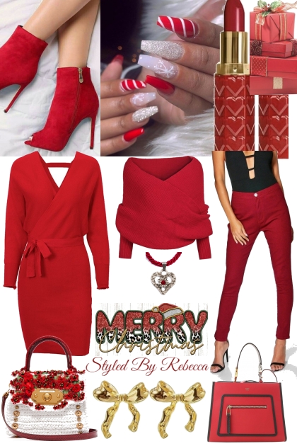 Holiday Red City Style - Modna kombinacija