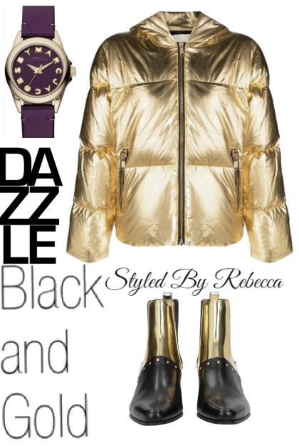 Black and Gold Street Dazzle