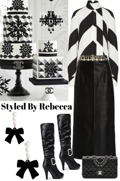 Party In Black and White Tonight- Fashion set