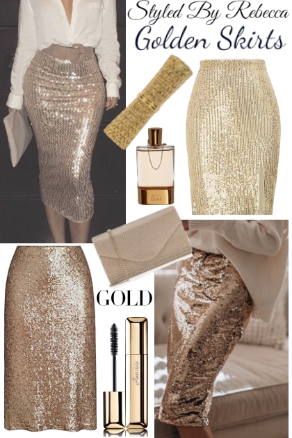 Golden Skirts- Combinaciónde moda