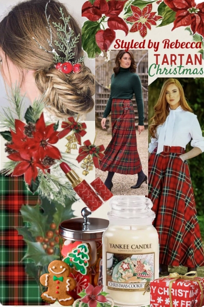 Tartan Christmas Skirts- Combinaciónde moda