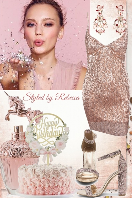 Happy Birthday January Pink- Fashion set