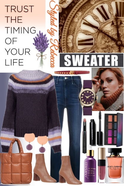 Sweater time - combinação de moda