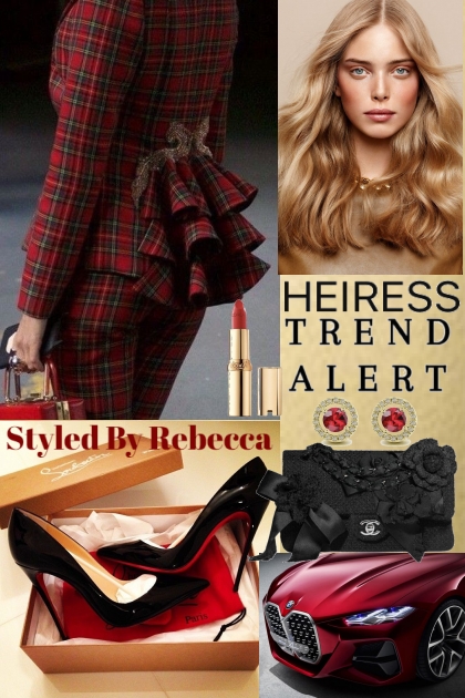 Red Heiress Tartan- Fashion set