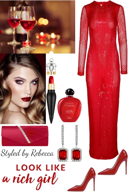 Red and Rich- Combinaciónde moda
