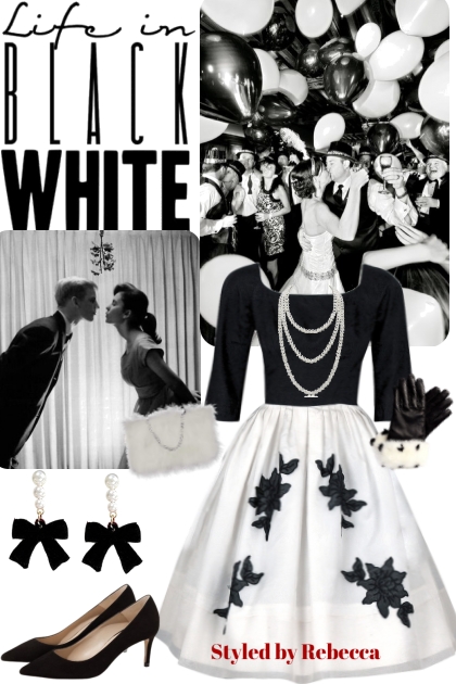 Life In Black And White - Modna kombinacija
