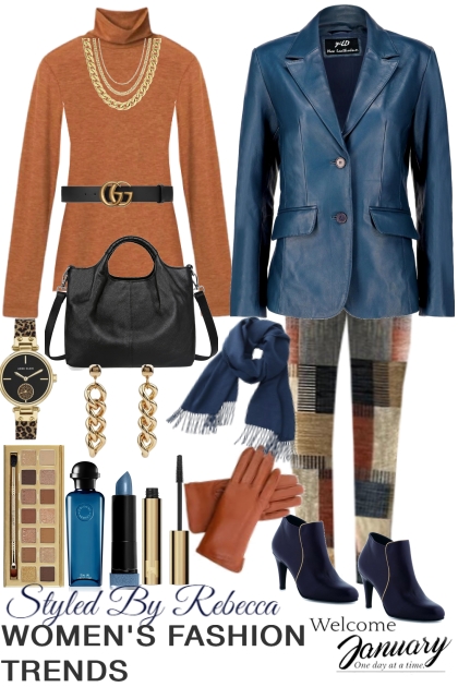 Blue Jacket Mood- Fashion set