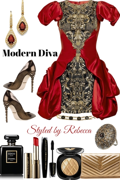 Modern Diva Of The Night- Модное сочетание