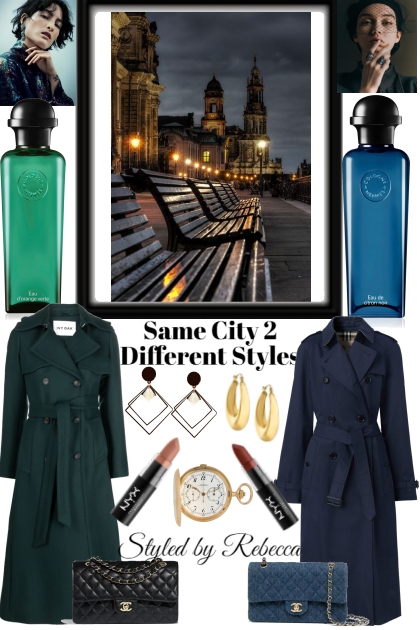 Same City 2 Different Styles- Modekombination