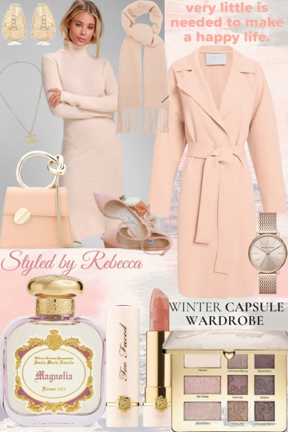 Pink Winter Capsule- combinação de moda