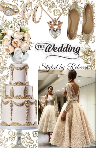 Wedding Gold and Simple- Modna kombinacija