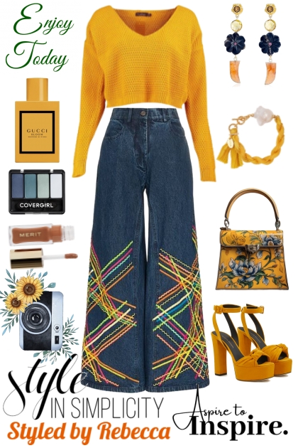 March Golden Yellow - Combinaciónde moda