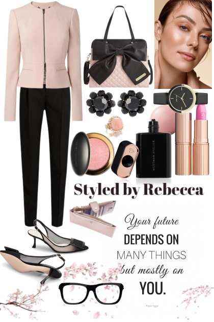Work Week Started in Pink And Black- Модное сочетание