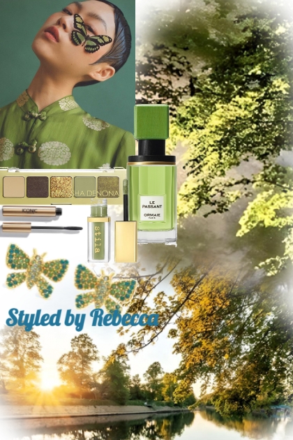 Butterfly Green- Combinazione di moda