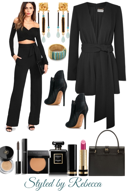 Simple Black- Fashion set
