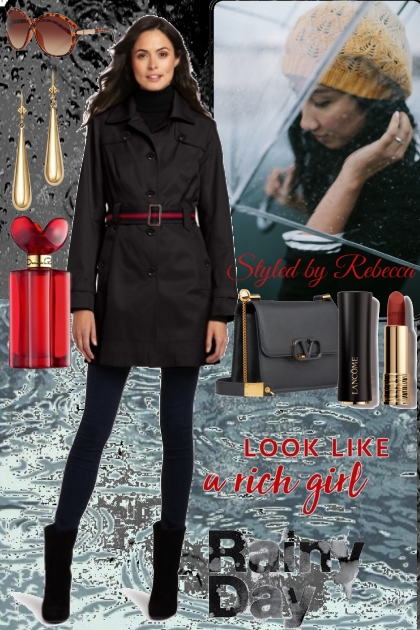 Rich Girl In The Rain- Combinazione di moda