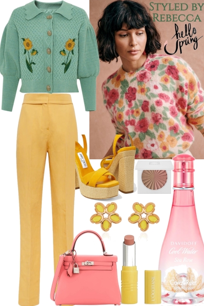 Spring Preppy Girl- combinação de moda