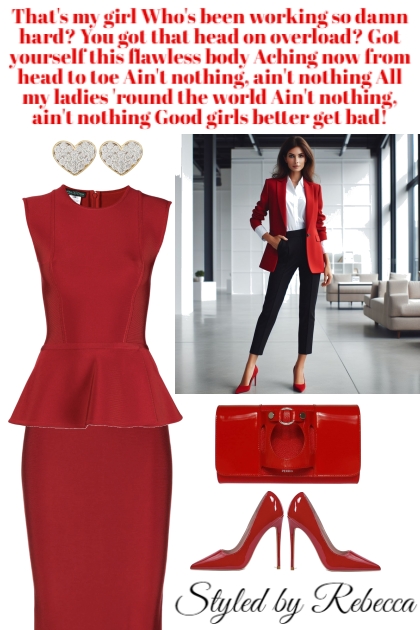 That's my girl in Red- Fashion set