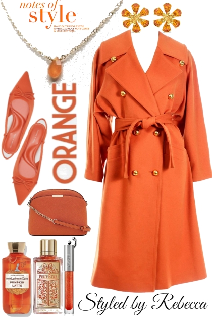 Orange- Модное сочетание