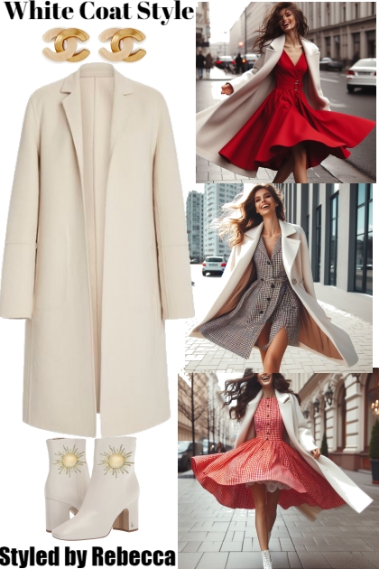 White coat style 2024- Fashion set