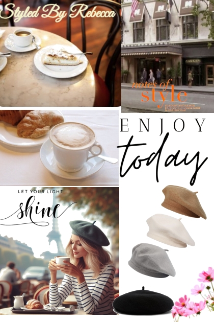 The Cafe  Hat trends- combinação de moda