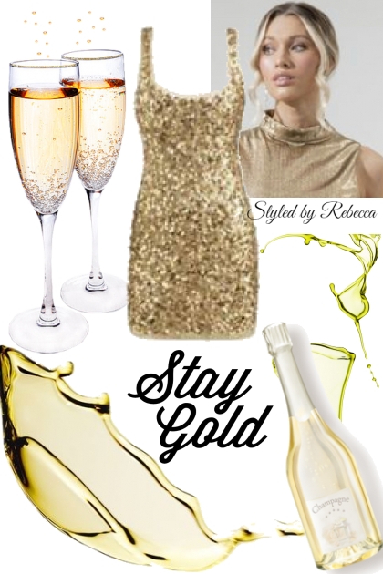 Party-Stay Gold - Modna kombinacija