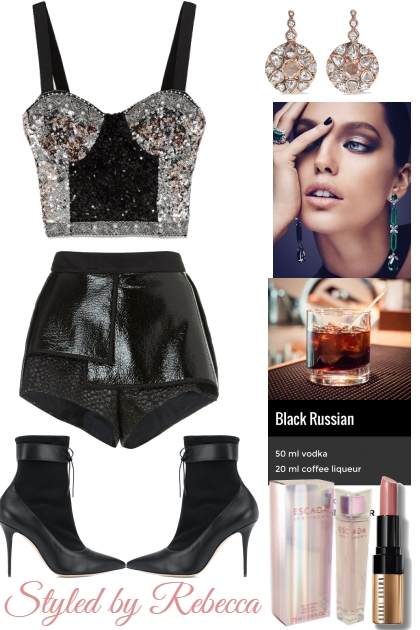 Black Russian Vibes - Fashion set