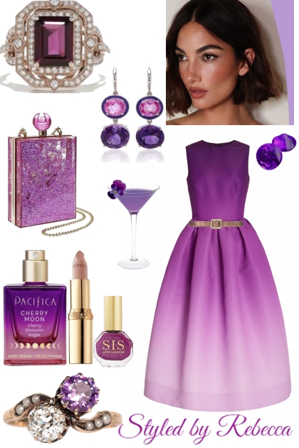Purple Cocktails- Fashion set