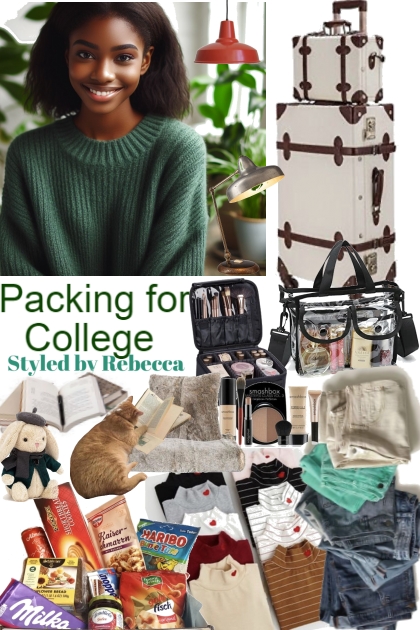 Packing for College- Combinazione di moda