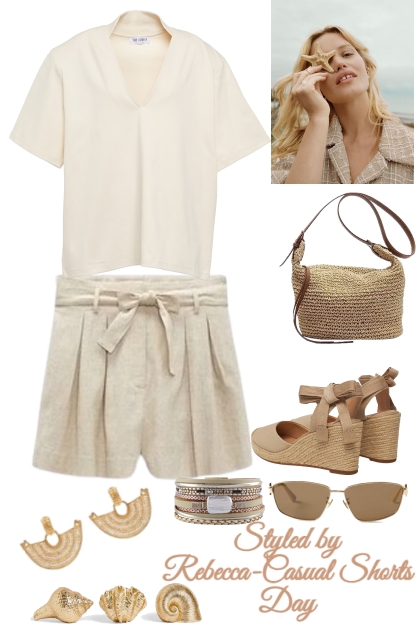 -Casual Shorts Day-4/16/24- Combinazione di moda