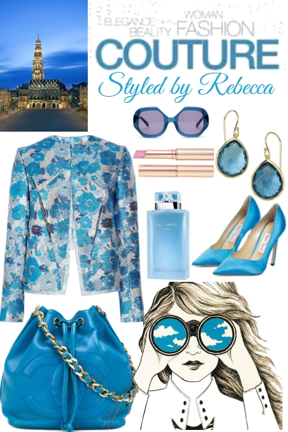Pool Blue Travel Jackets- Fashion set