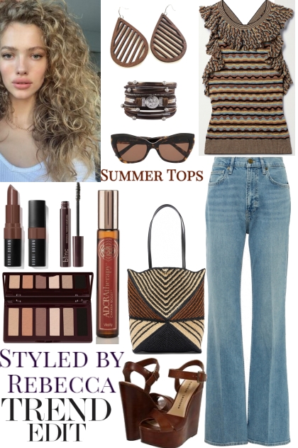 Fringe Summer Tops- Модное сочетание