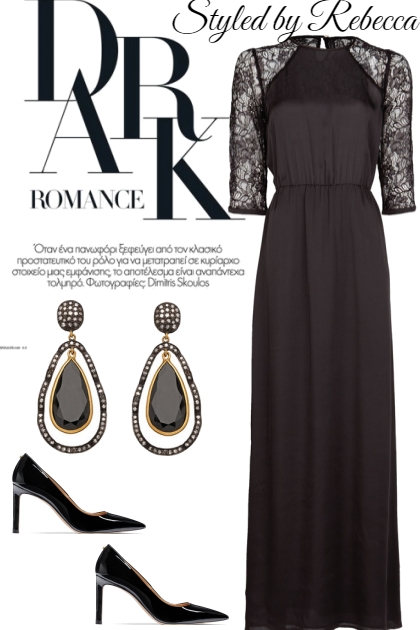 Dark Romantic Dinner Dress 5/9/24- Combinazione di moda