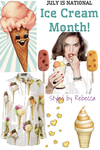 Ice Cream Month- Modna kombinacija