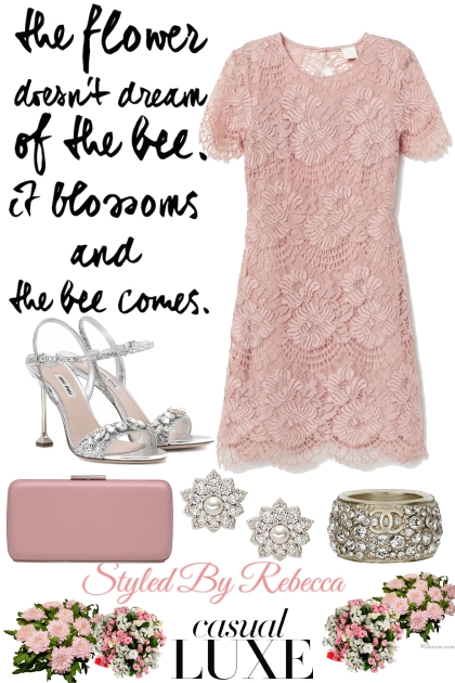 Pink Blossom Style- Combinazione di moda