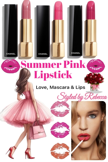 Summer Pink Lipstick-set 1- Fashion set