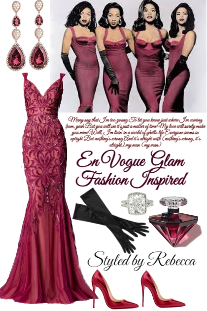 EnVogue Glam Inspired Fashion- Modna kombinacija