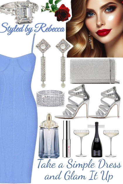 Simple Dress Glam Up Party Style