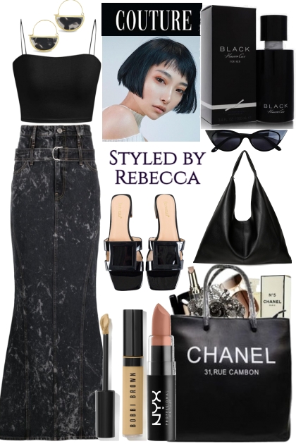 Jean Skirt  For Hump Day Looks- Modekombination