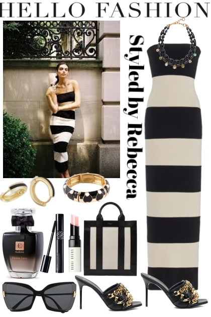 Hello Summer Stripe Fashion - コーディネート