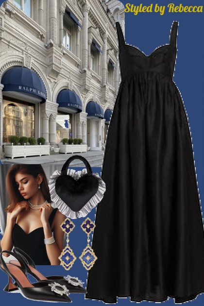 Black Dress Evening  - Combinazione di moda