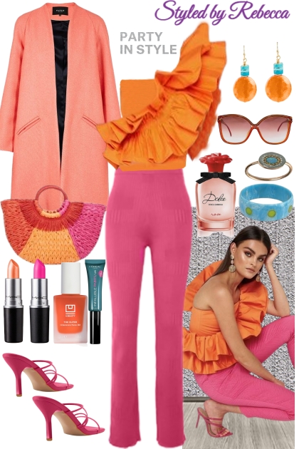 Party In A Colorful Style- Combinazione di moda