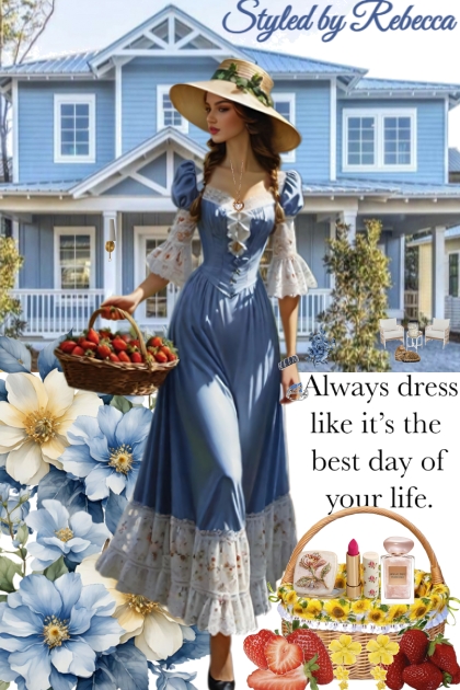 Best Day Blues- Combinazione di moda