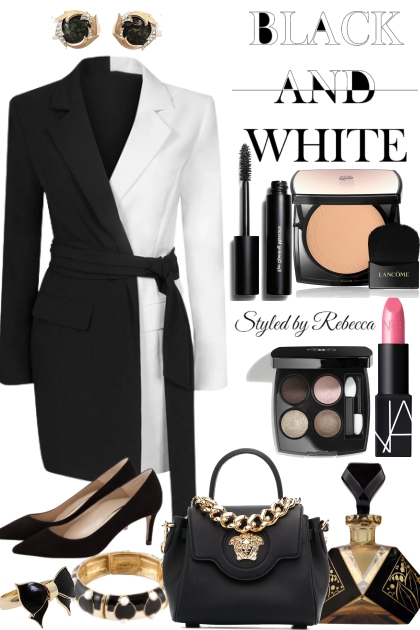 Black and White Style 8am to 8pm - Combinaciónde moda