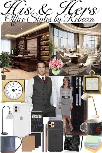 His and Her Office Styles- Combinaciónde moda