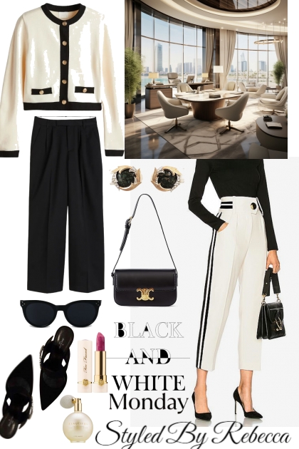 Monday Work In Black &White - Combinaciónde moda